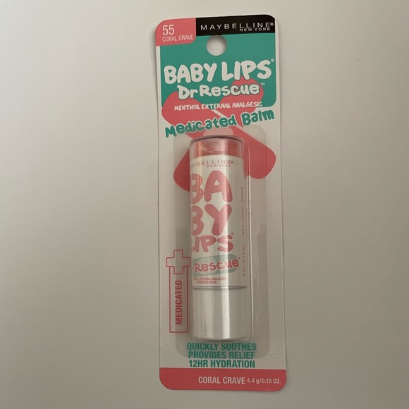 Maybelline Baby Lips Moisturizing Medicated lip balm with menthol Coral Craze - Picture 1 of 3